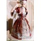 Krad Lanrete Le Portrait de Marie SP Shirred Top, Corset Top and Open Front Skirt Sets(Limited Reservation/3 Colours/Full Payment Without Shipping)